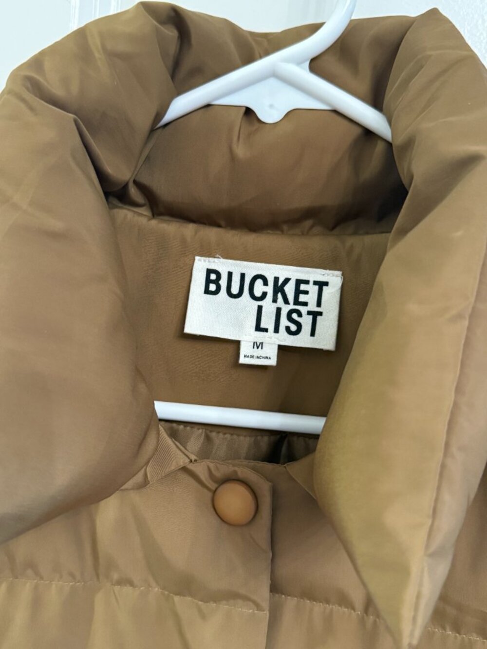 Bucket List Ruffle-Detail Down Vest - Picture 2 of 3